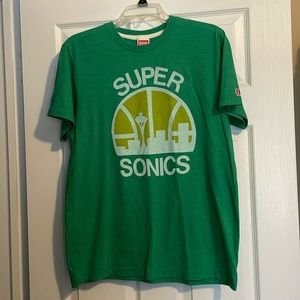 HOMAGE Green Super Sonics Short Sleeve Tee